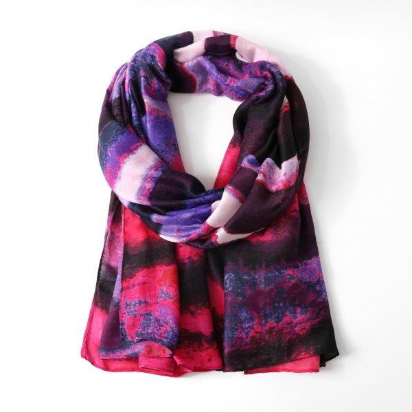 Hand Painted Print - Red (9)