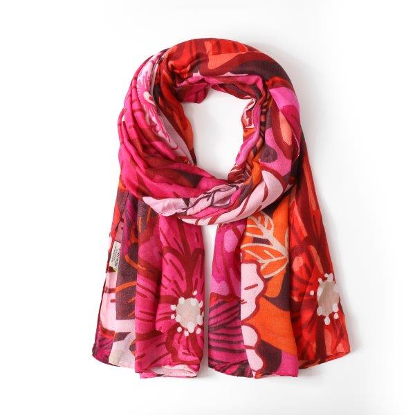 eco Floral Print - Red (4)